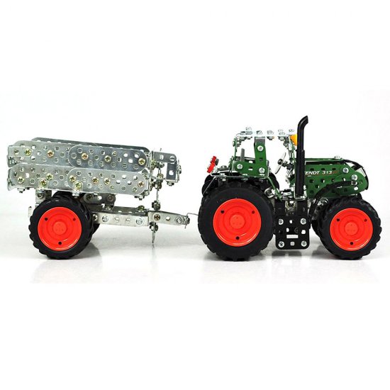 Метален конструктор, Мини серия, Трактор с ремарке, FENDT 313 VARIO